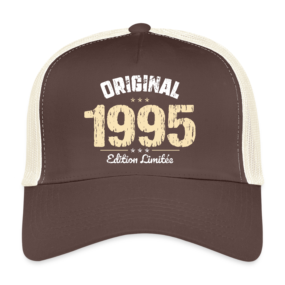 Casquette Trucker - Anniversaire 30 Ans - Original 1995 - marron/beige