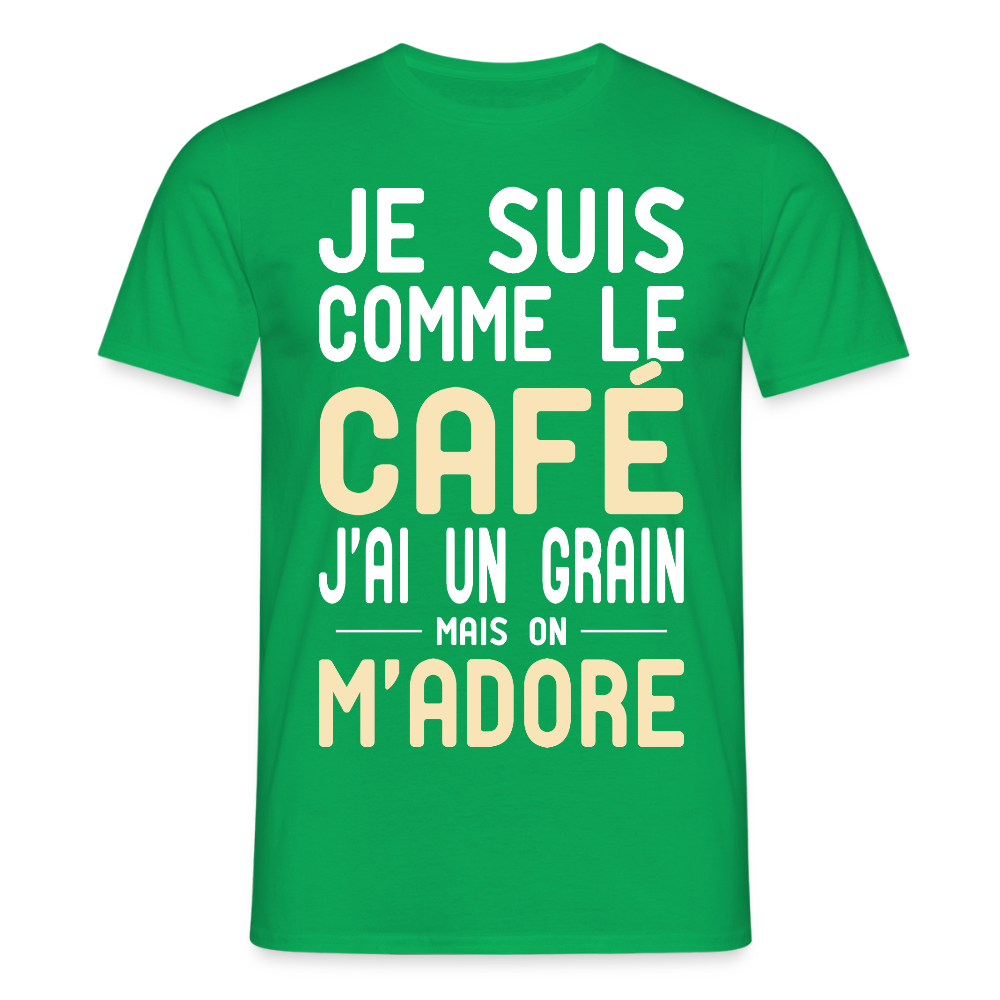 T-shirt Homme - J'ai un grain - Cadeau Humour - vert