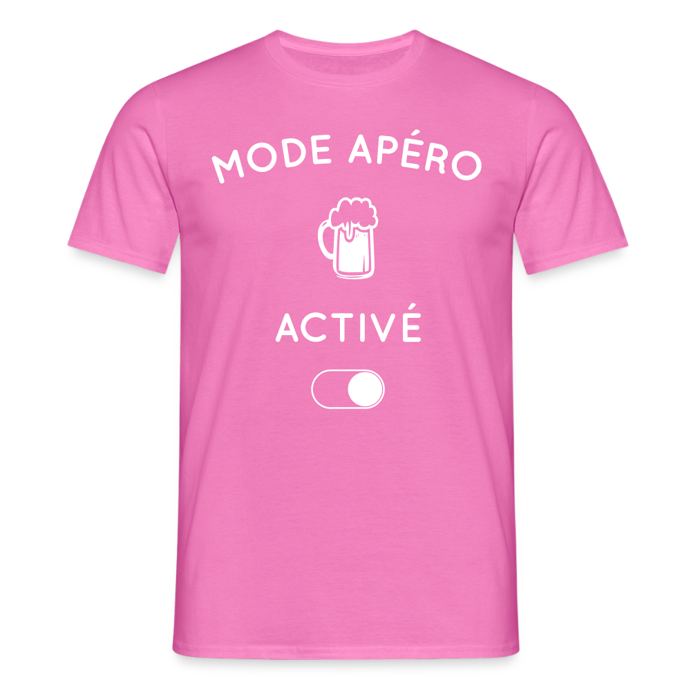 T-shirt Homme - Mode apéro activé - rose