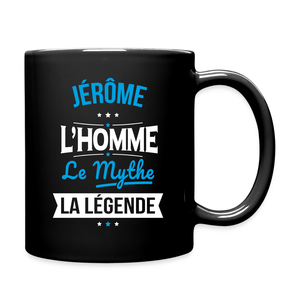Mug uni - Jérôme - l'Homme - le Mythe - la Légende - noir