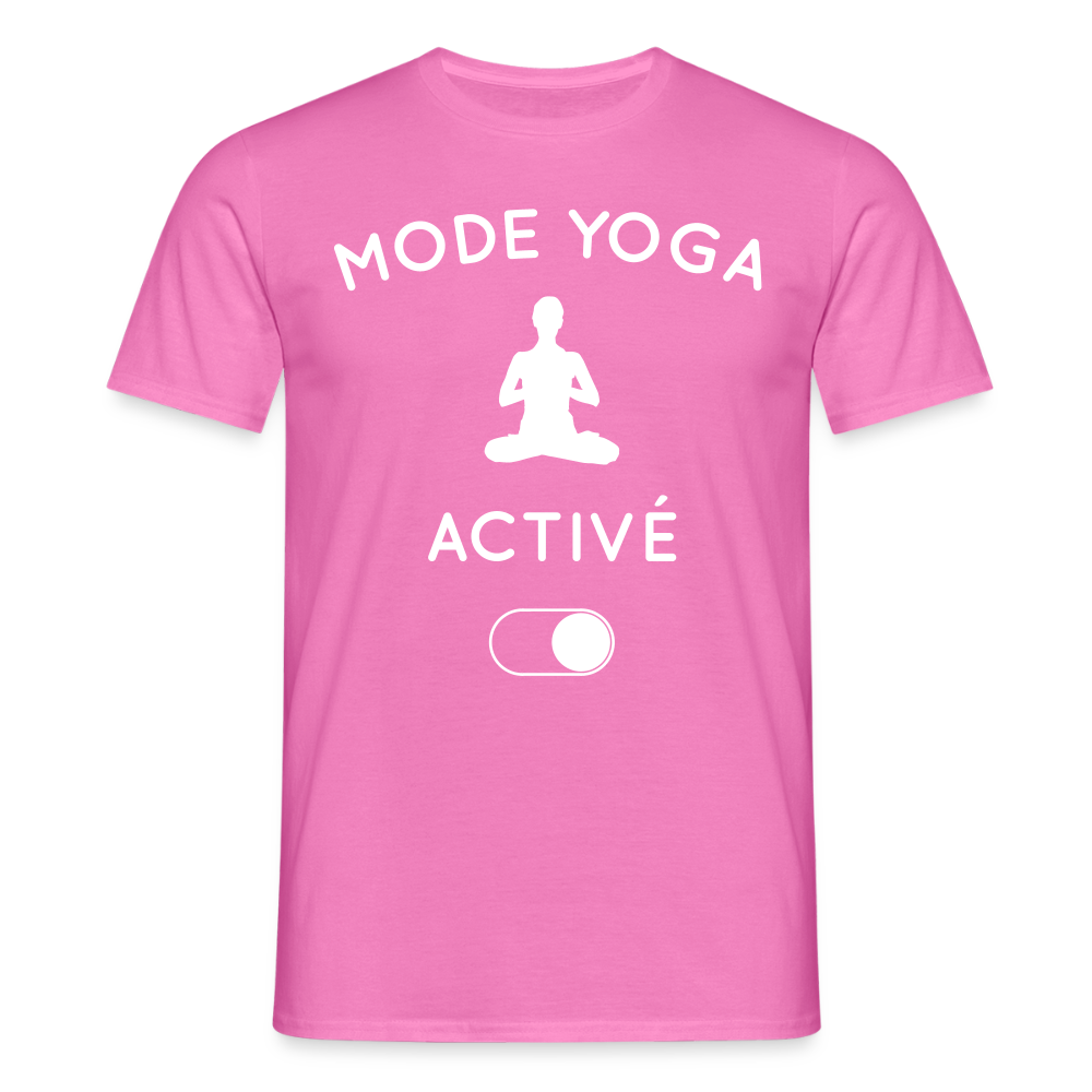 T-shirt Homme - Mode yoga activé - rose