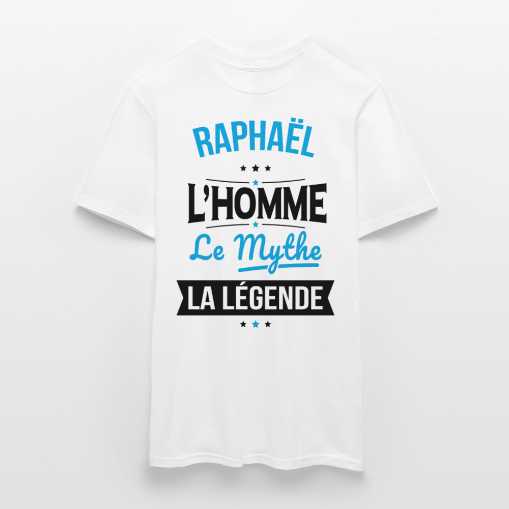 T-shirt Homme - Raphaël - l'Homme - le Mythe - la Légende - blanc