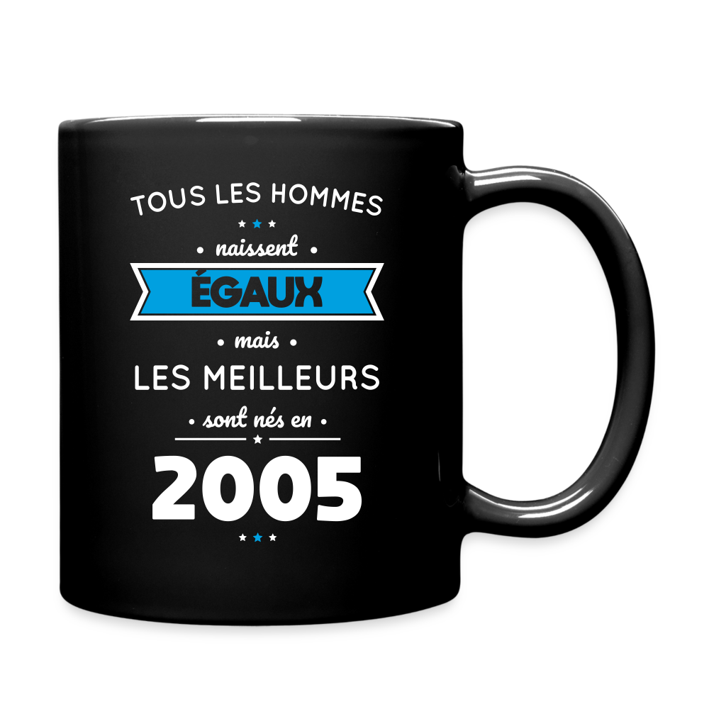 Mug uni - Anniversaire 20 Ans - Les meilleurs sont nés en 2005 - noir
