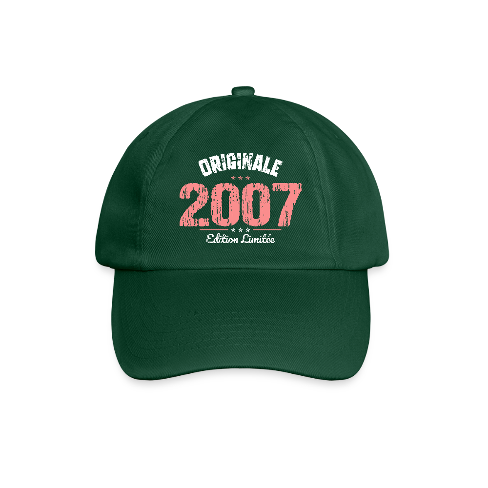Casquette classique - Anniversaire 18 Ans - Originale 2007 - vert bouteille