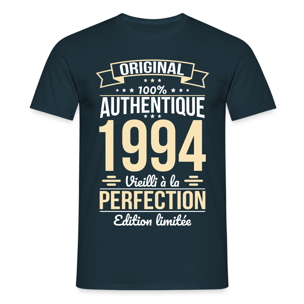 T-shirt Homme - Anniversaire 31 Ans - Original 1994 - marine
