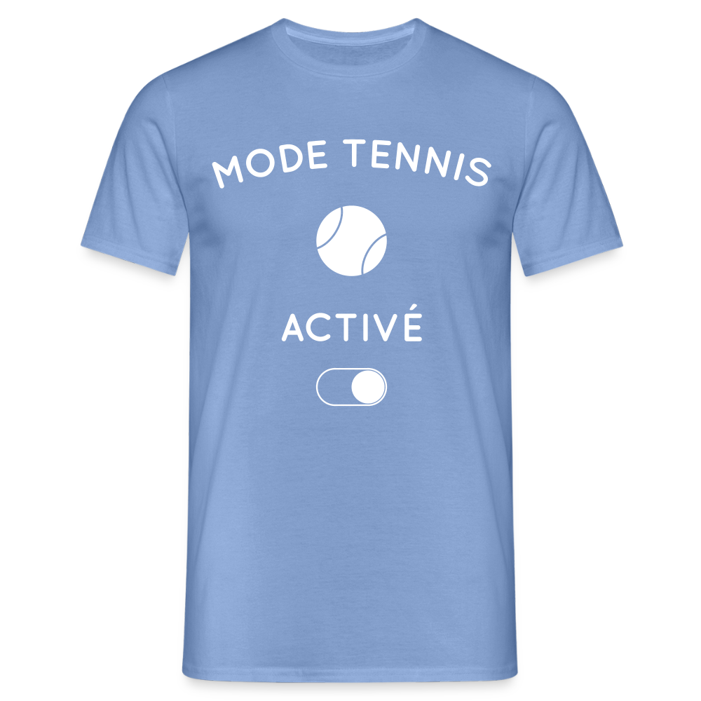 T-shirt Homme - Mode tennis activé - carolina blue