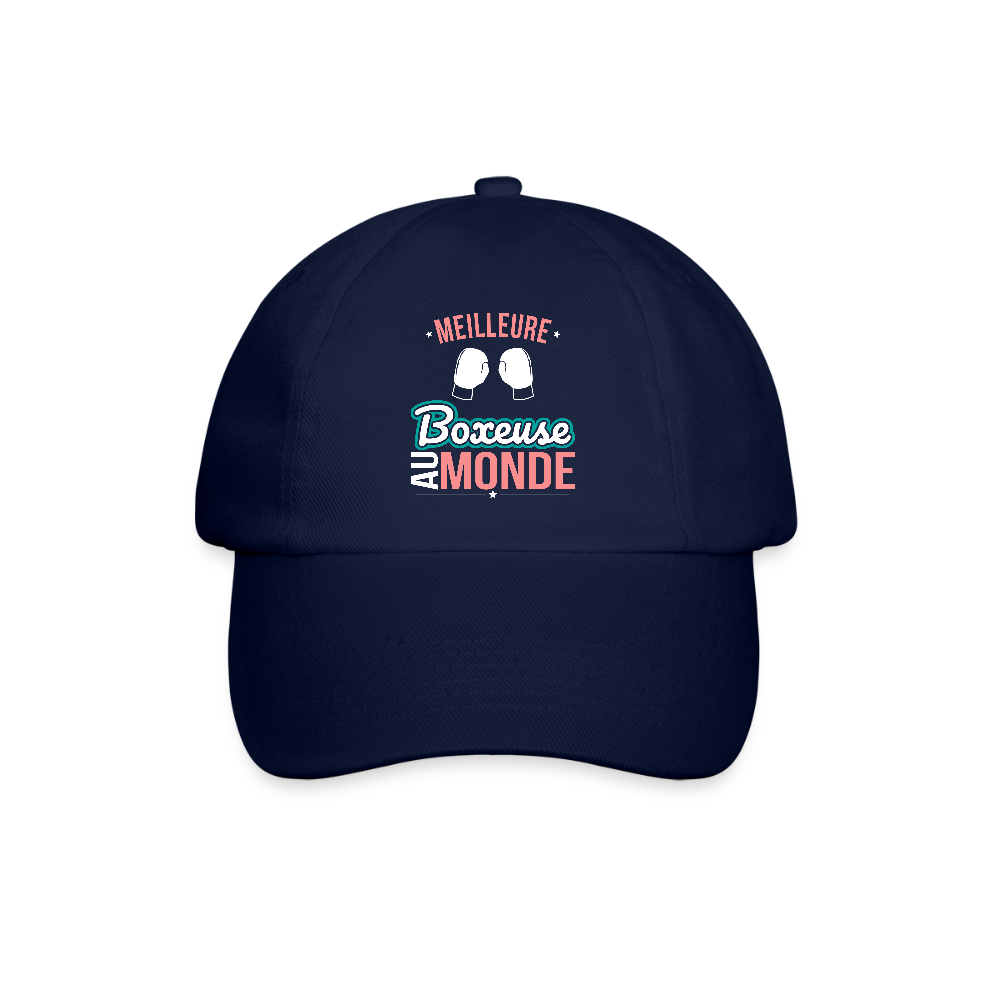 Casquette classique - Meilleure boxeuse au monde - bleu/bleu