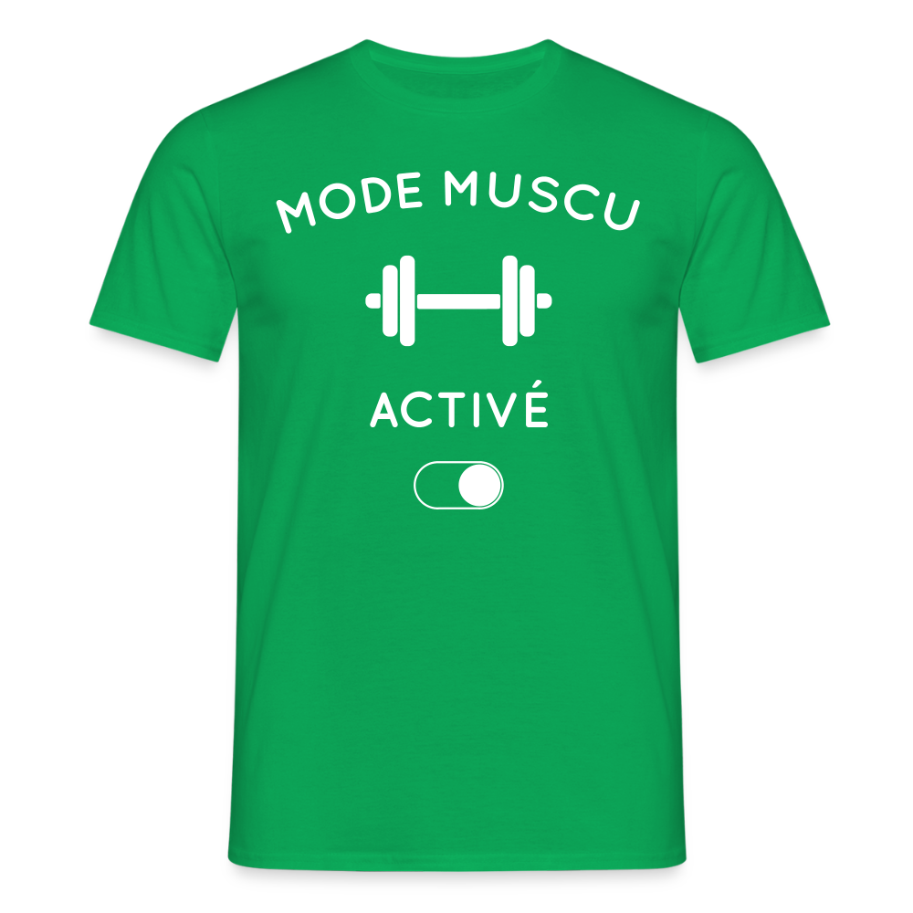 T-shirt Homme - Mode muscu activé - vert