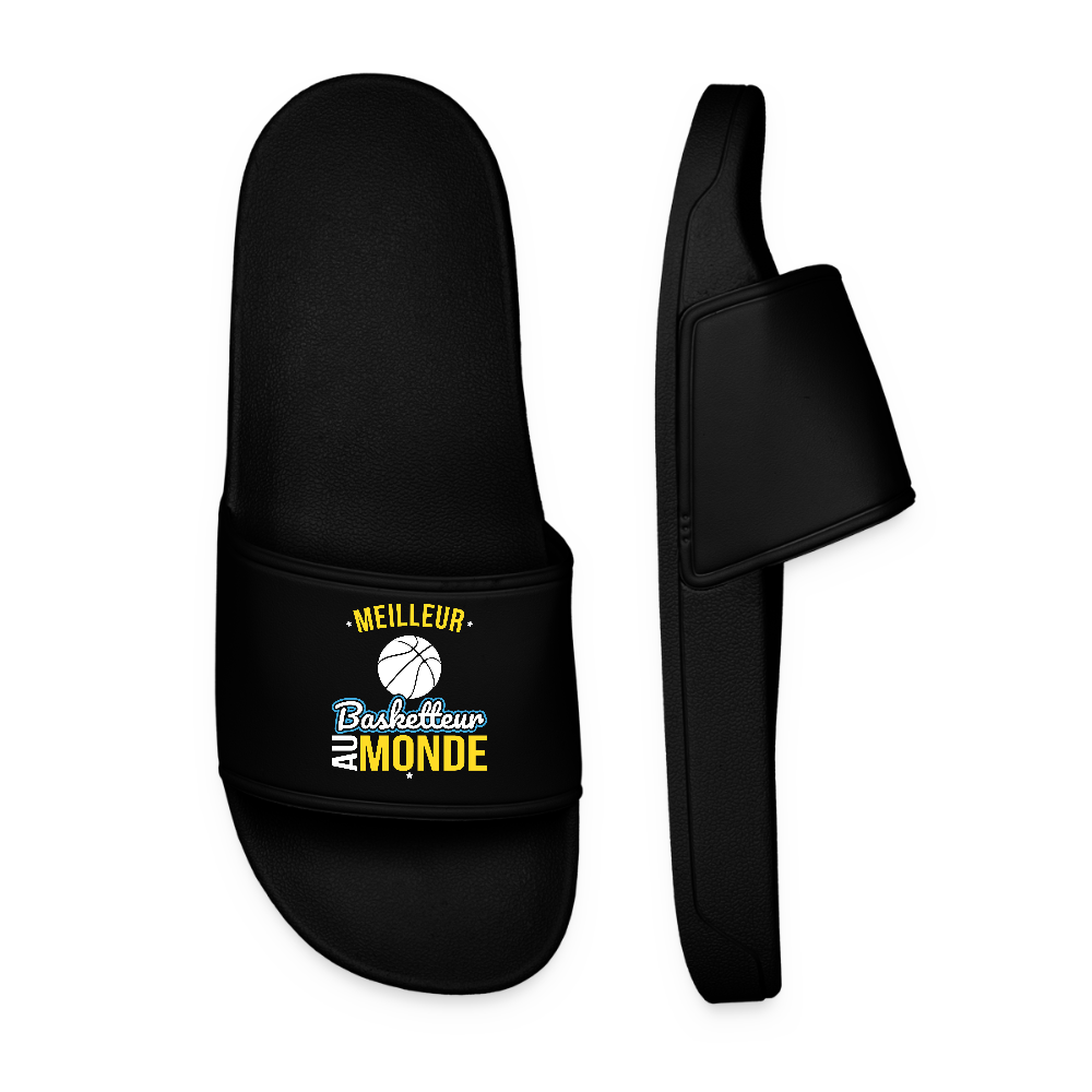 Claquettes Homme - Meilleur basketteur au monde - noir