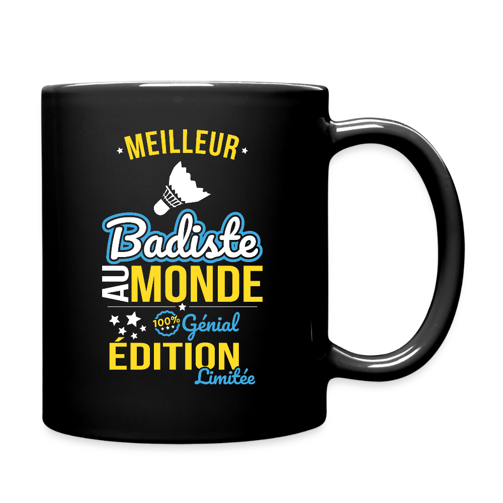 Mug uni - Meilleur Badiste au monde - 100% génial - noir