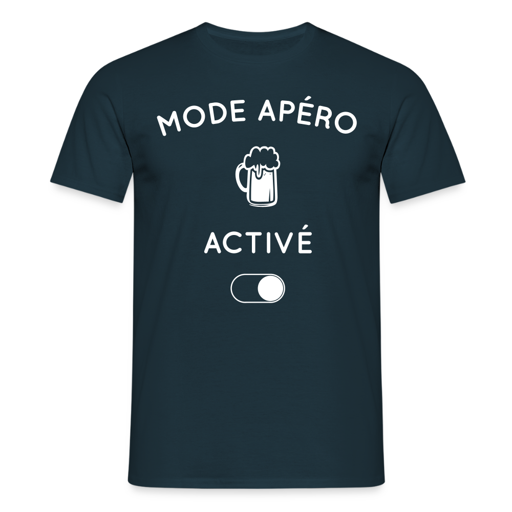 T-shirt Homme - Mode apéro activé - marine