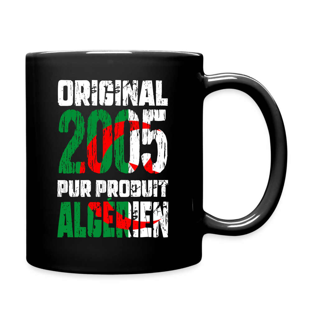 Mug uni - Anniversaire 20 Ans - Original 2005 - Pur produit Algérien - noir