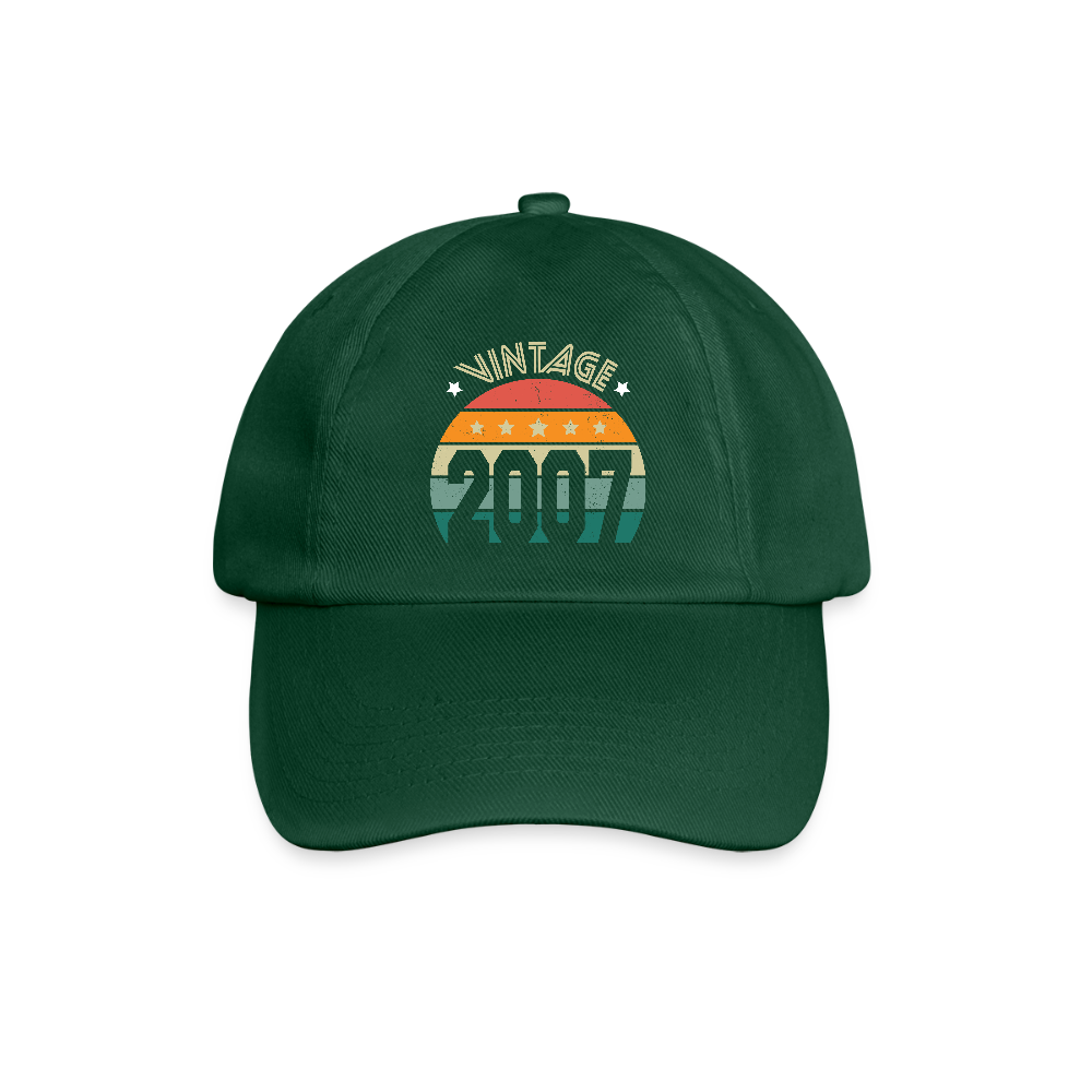 Casquette classique - Anniversaire 18 Ans - Vintage 2007 - vert bouteille