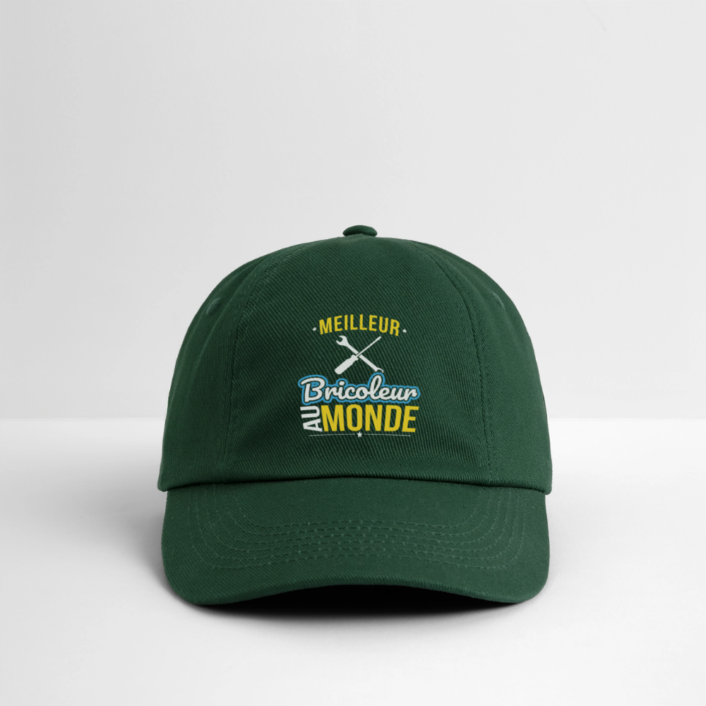 Casquette classique - Meilleur bricoleur au monde - vert bouteille