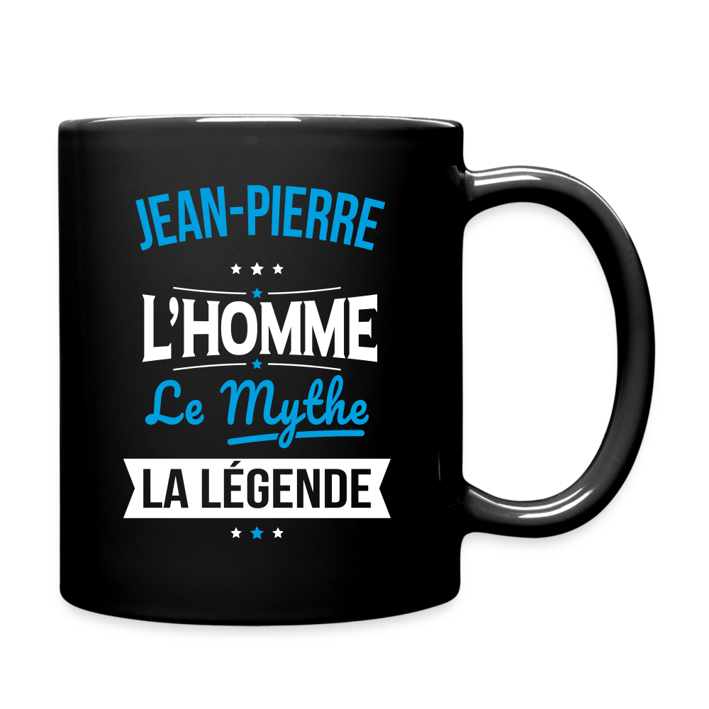 Mug uni - Jean-Pierre - l'Homme - le Mythe - la Légende - noir