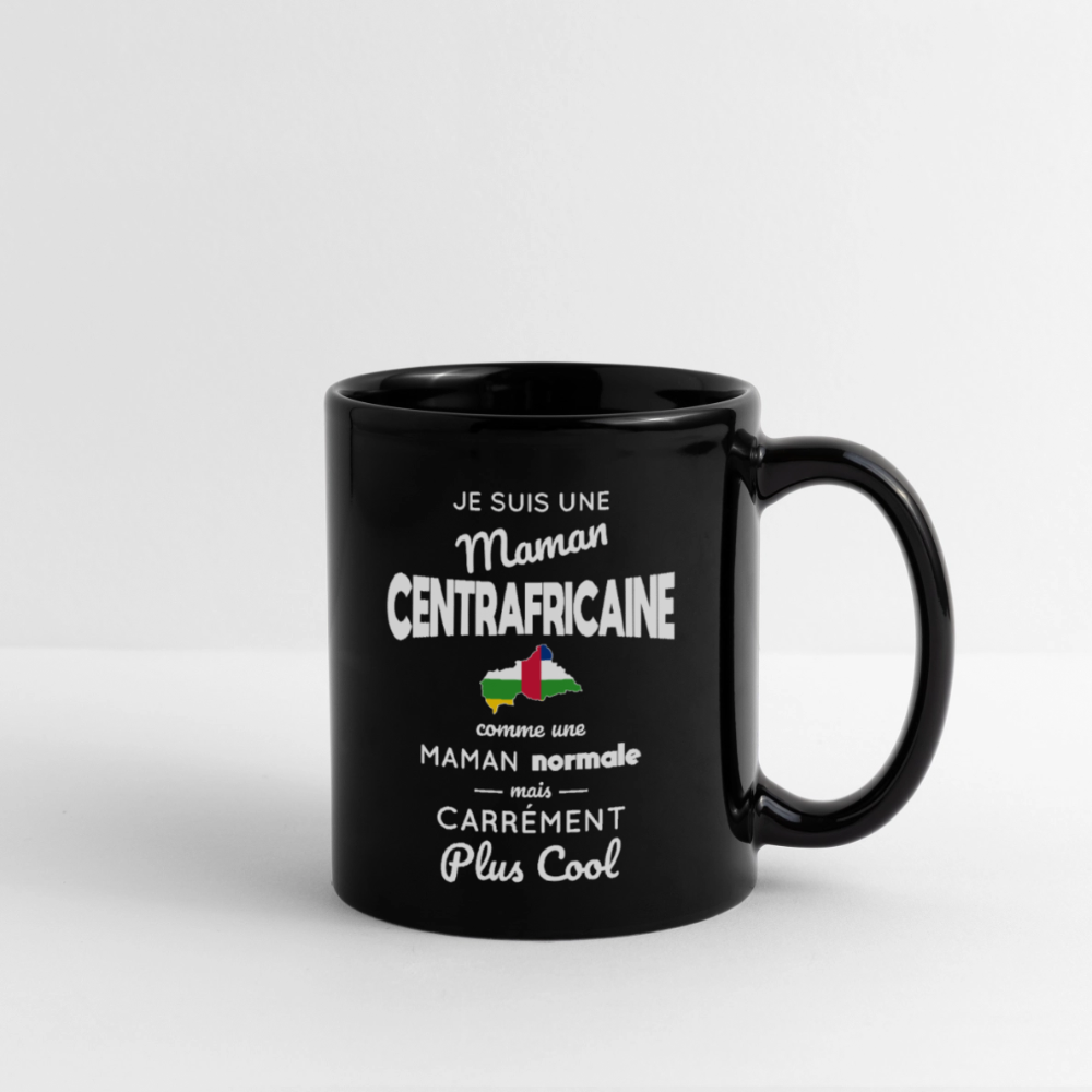Mug uni - Maman Centrafricaine plus cool - noir