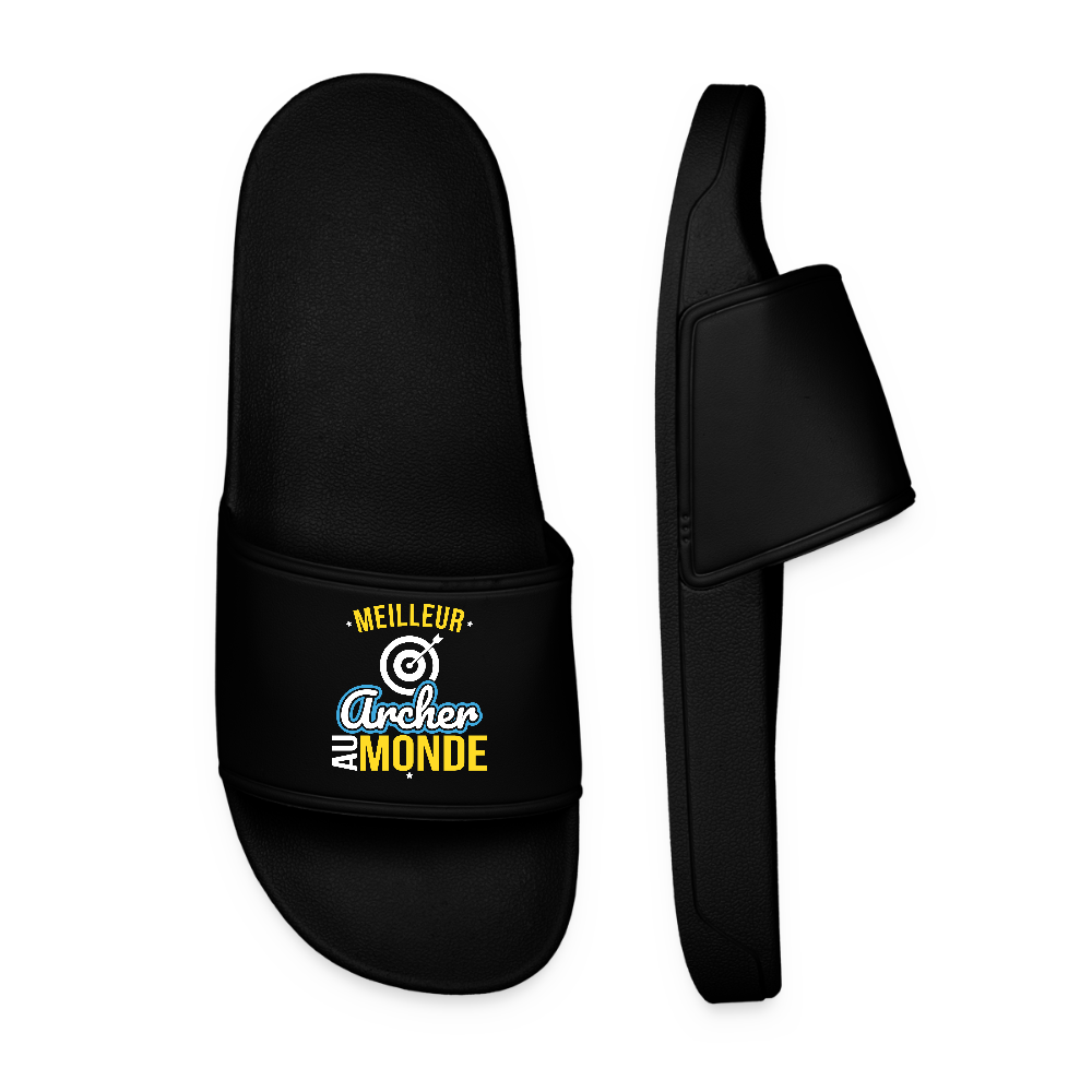 Claquettes Homme - Meilleur archer au monde - noir