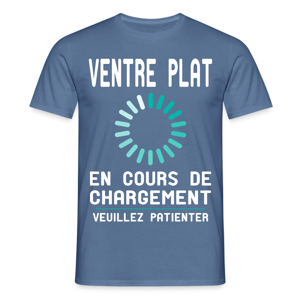 T-shirt Homme - Ventre plat en cours de chargement - bleu pigeon