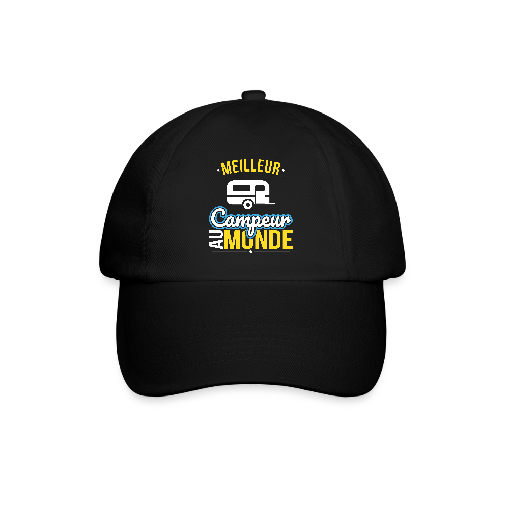 Casquette classique - Meilleur campeur au monde - noir/noir
