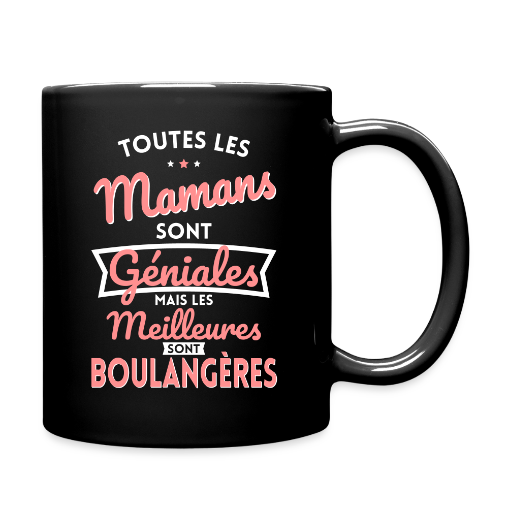 Mug uni - Mamans sont géniales - Les meilleures sont boulangères - noir