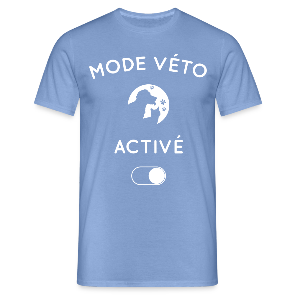 T-shirt Homme - Mode véto activé - carolina blue