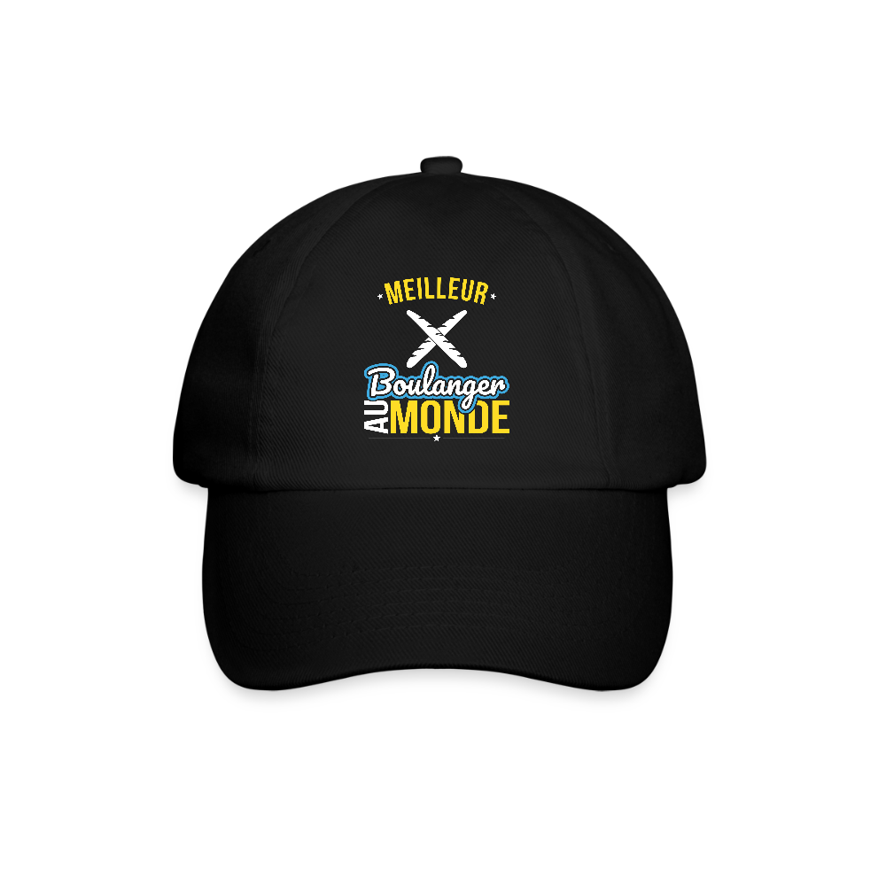Casquette classique - Meilleur boulanger au monde - noir/noir
