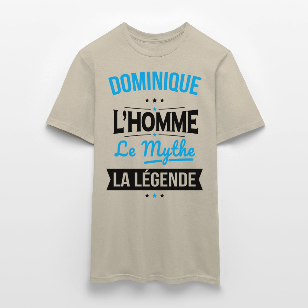 T-shirt Homme - Dominique - l'Homme - le Mythe - la Légende - beige sable