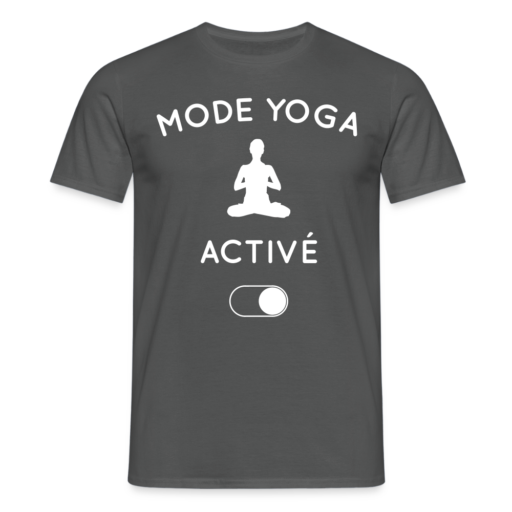 T-shirt Homme - Mode yoga activé - charbon