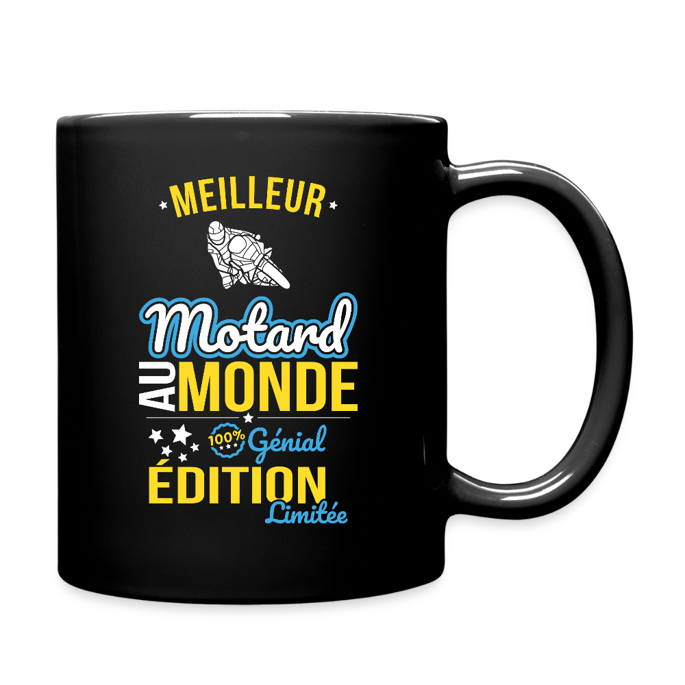 Mug uni - Meilleur Motard au monde - 100% génial - noir