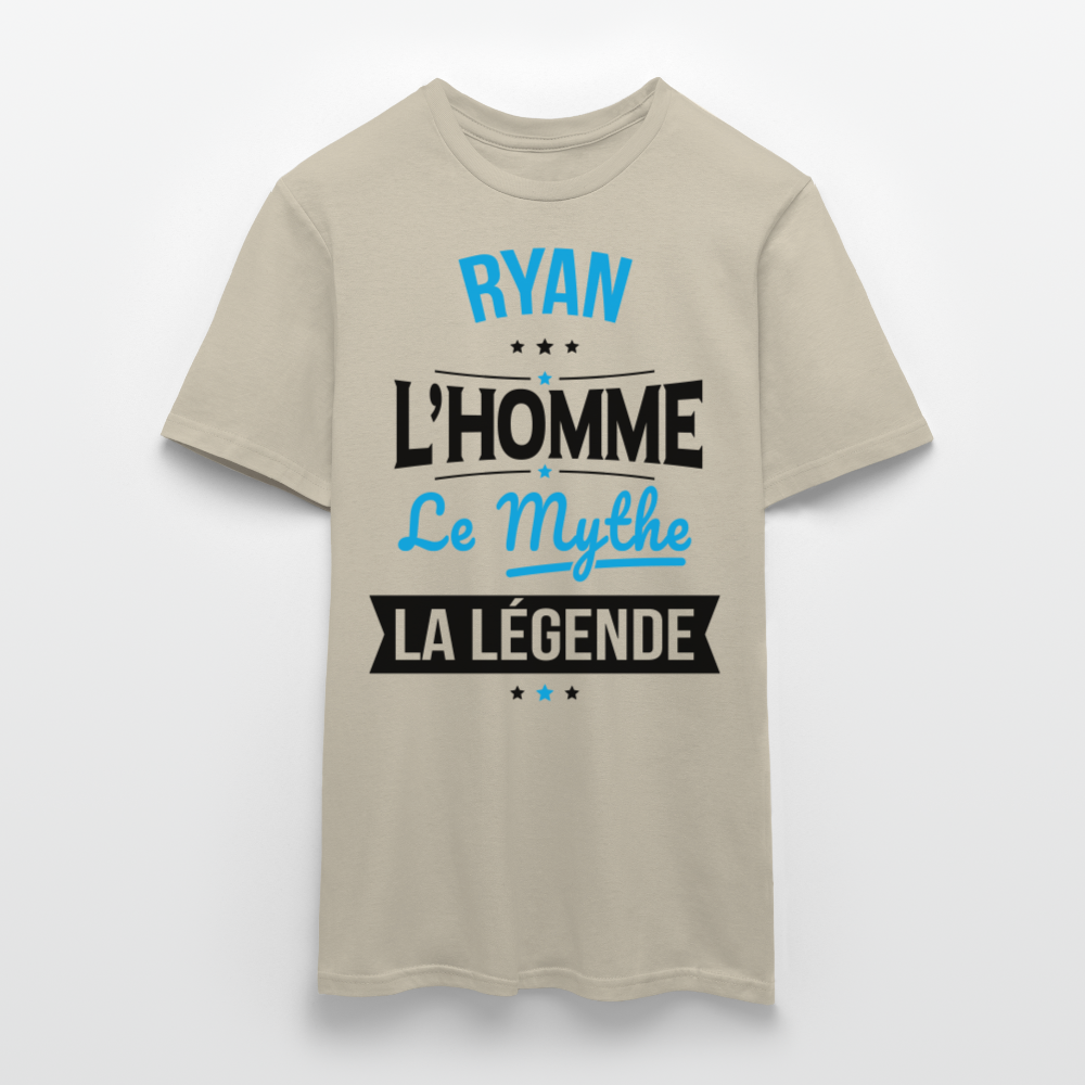 T-shirt Homme - Ryan - l'Homme - le Mythe - la Légende - beige sable