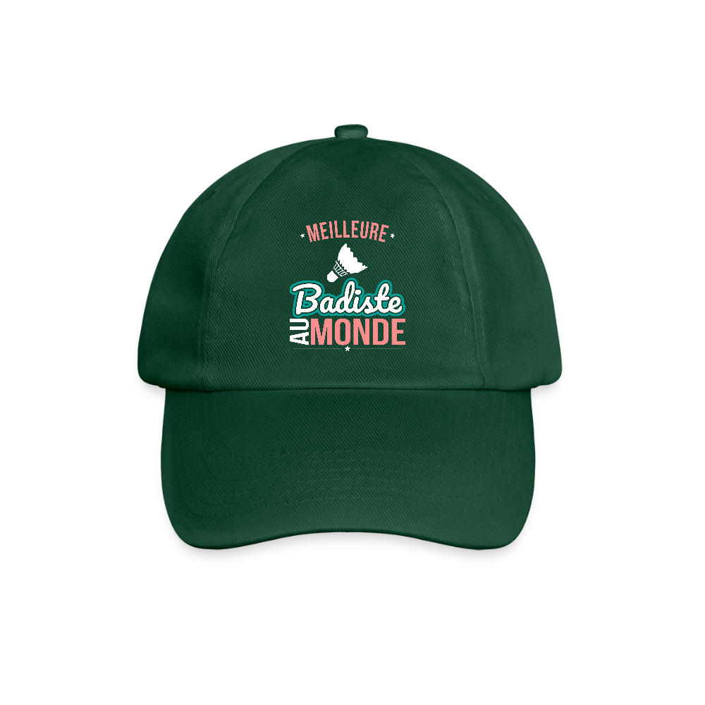 Casquette classique - Meilleure badiste au monde - vert bouteille