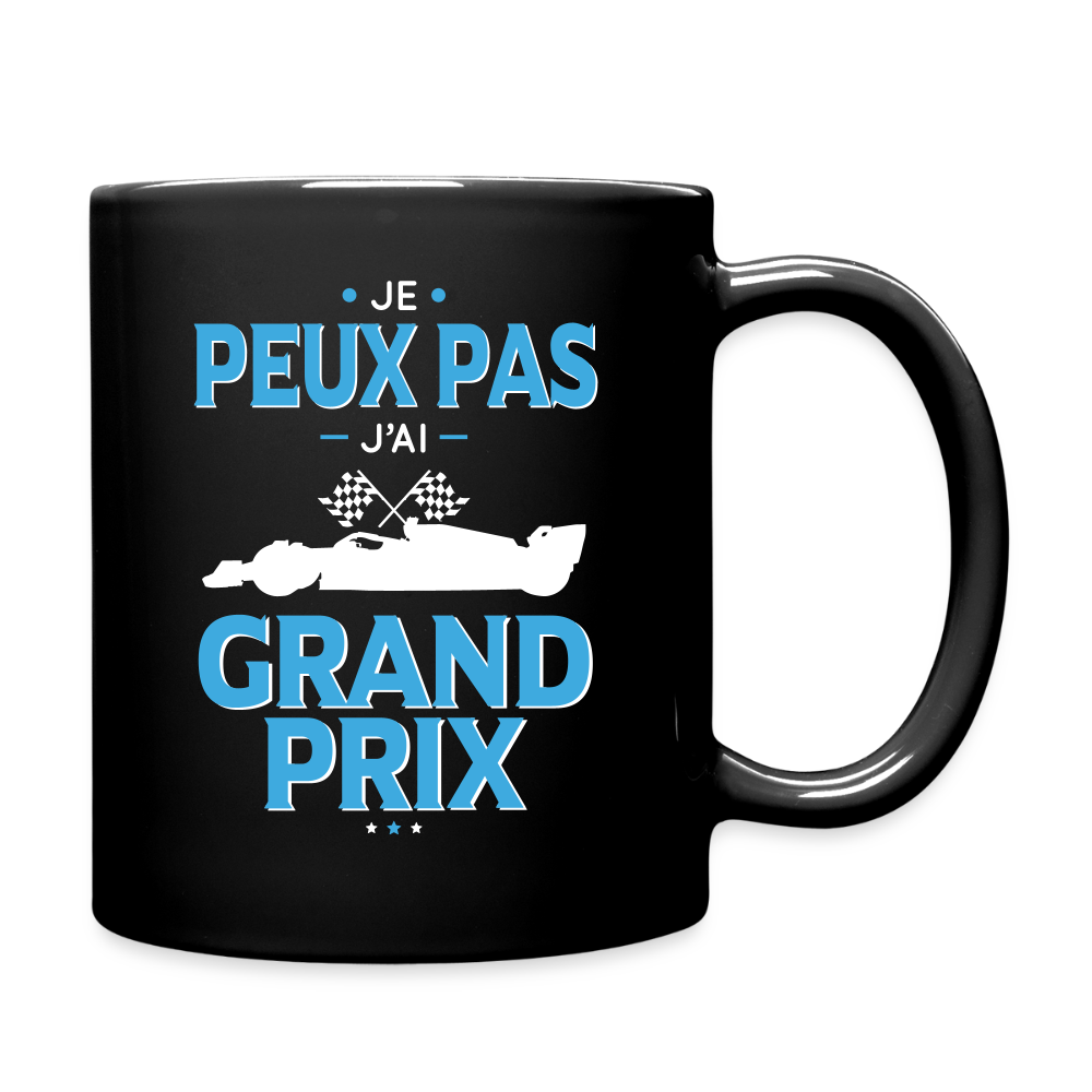 Mug uni - Je peux pas j'ai Grand Prix - noir