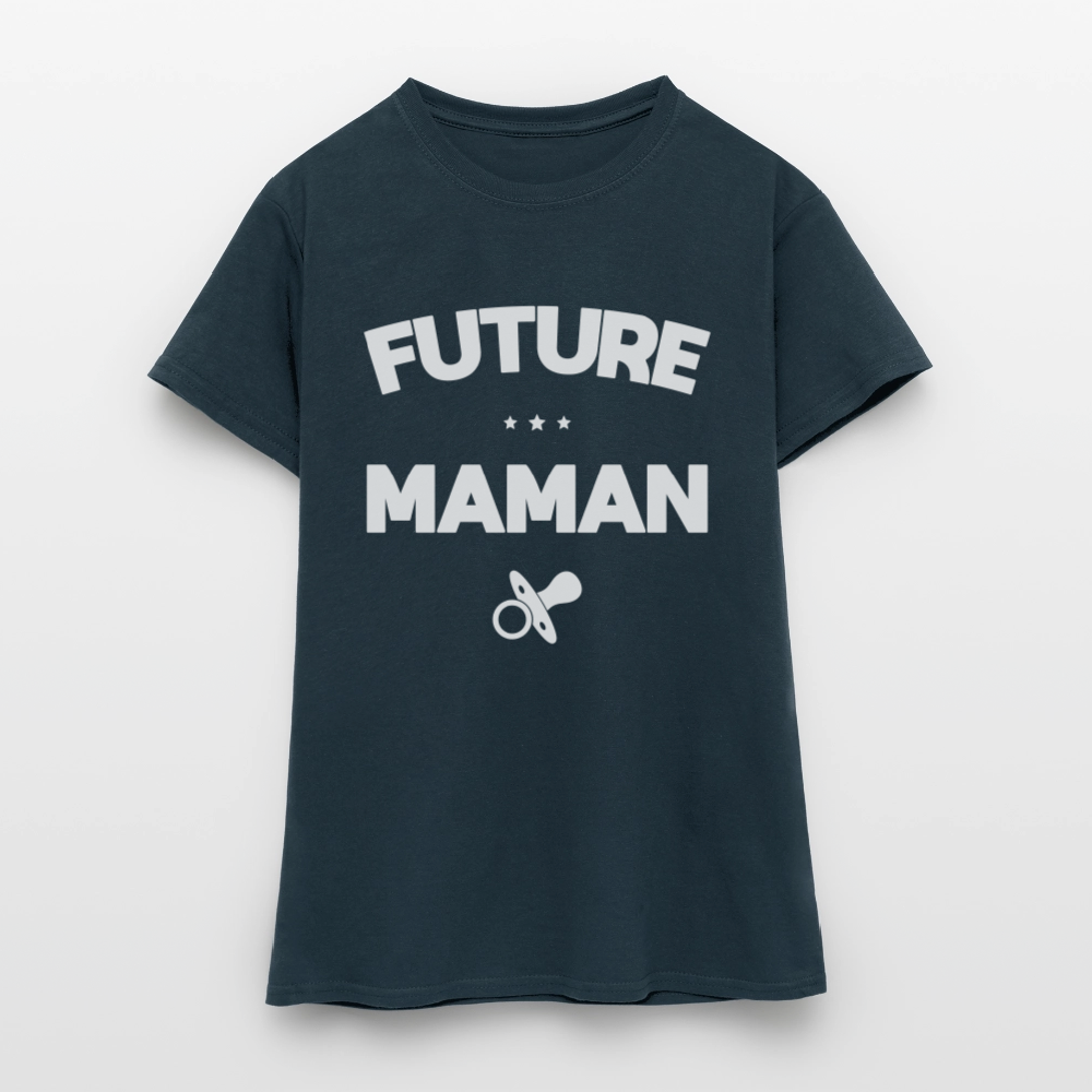 T-shirt Femme - Future Maman - marine