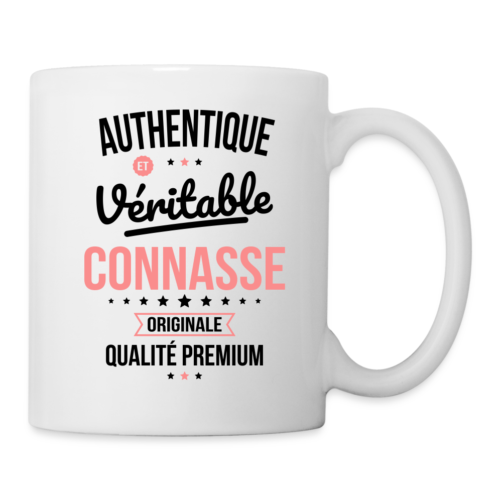 Mug blanc - Authentique et véritable Connasse - blanc