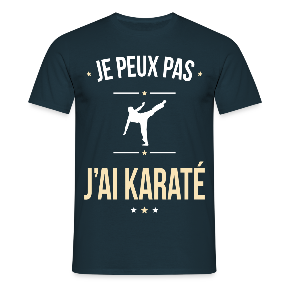 T-shirt Homme - Je peux pas j'ai Karaté - marine