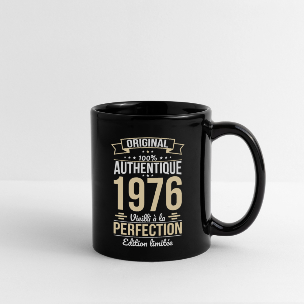Mug anniversaire homme 50 ans – Original 1976 - noir