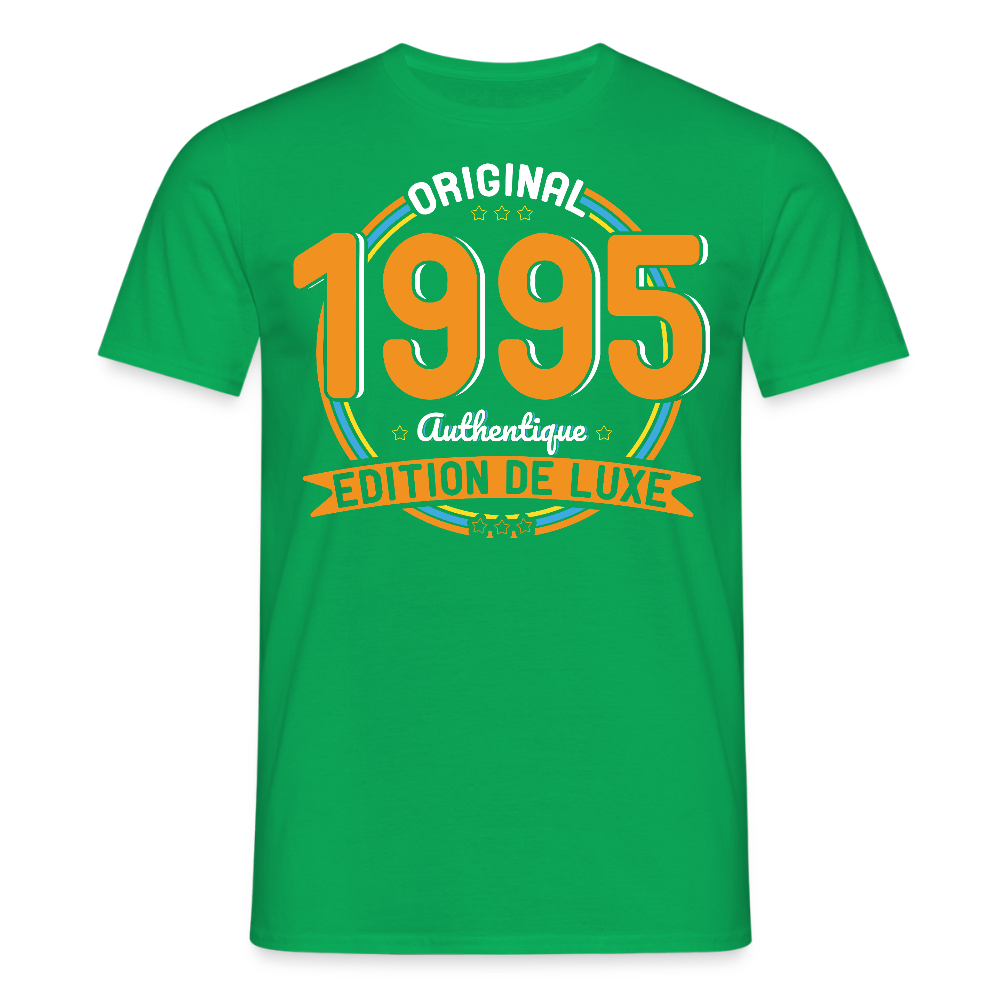 T-shirt Homme - Anniversaire 30 Ans - Original 1995 Authentique - vert