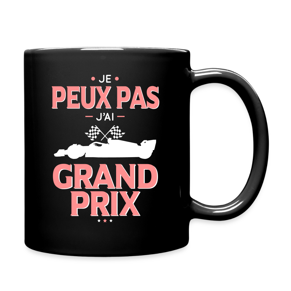Mug uni - Je peux pas j'ai Grand Prix - noir