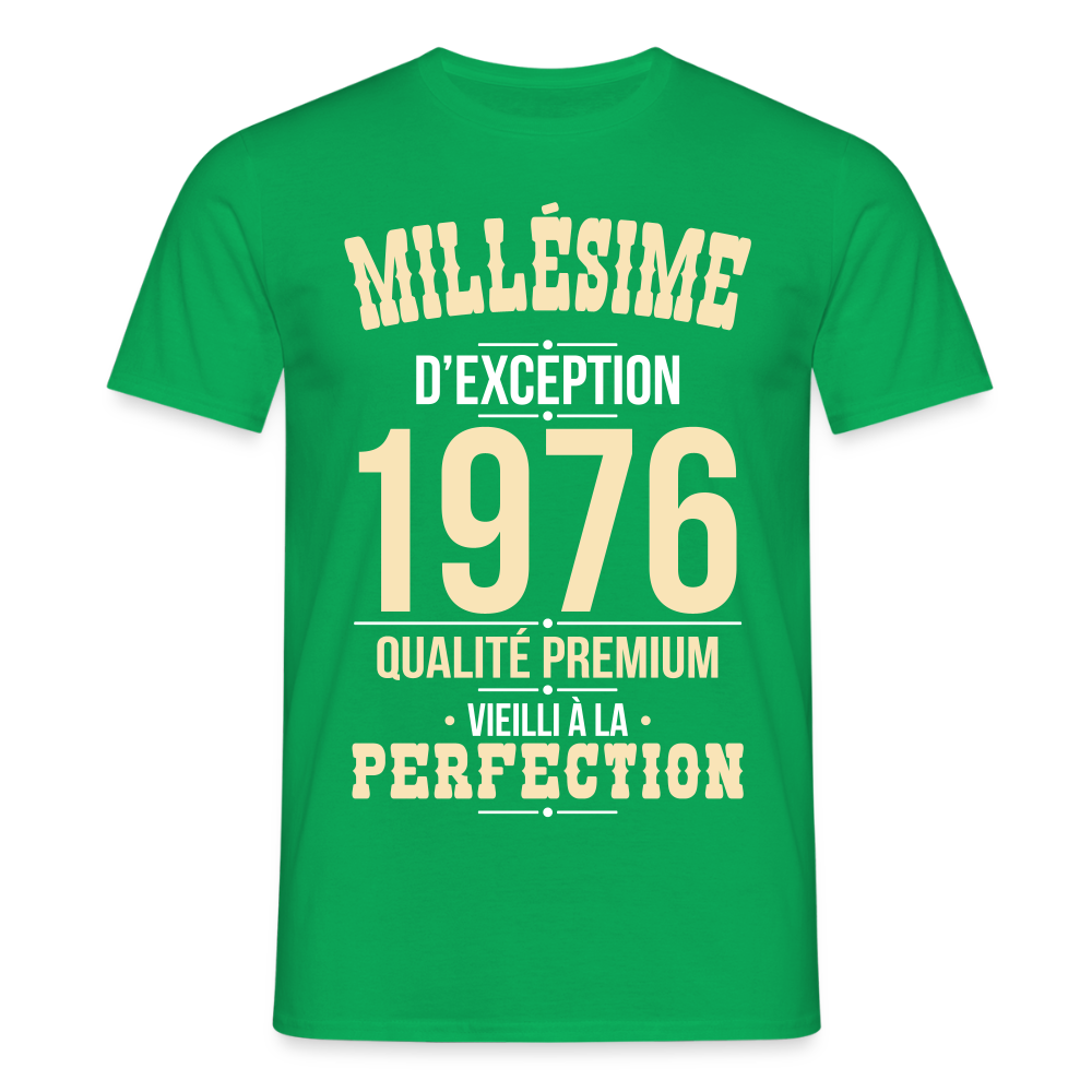 T-shirt Homme 50 Ans 1976 – Millésime d’Exception 1976 - vert