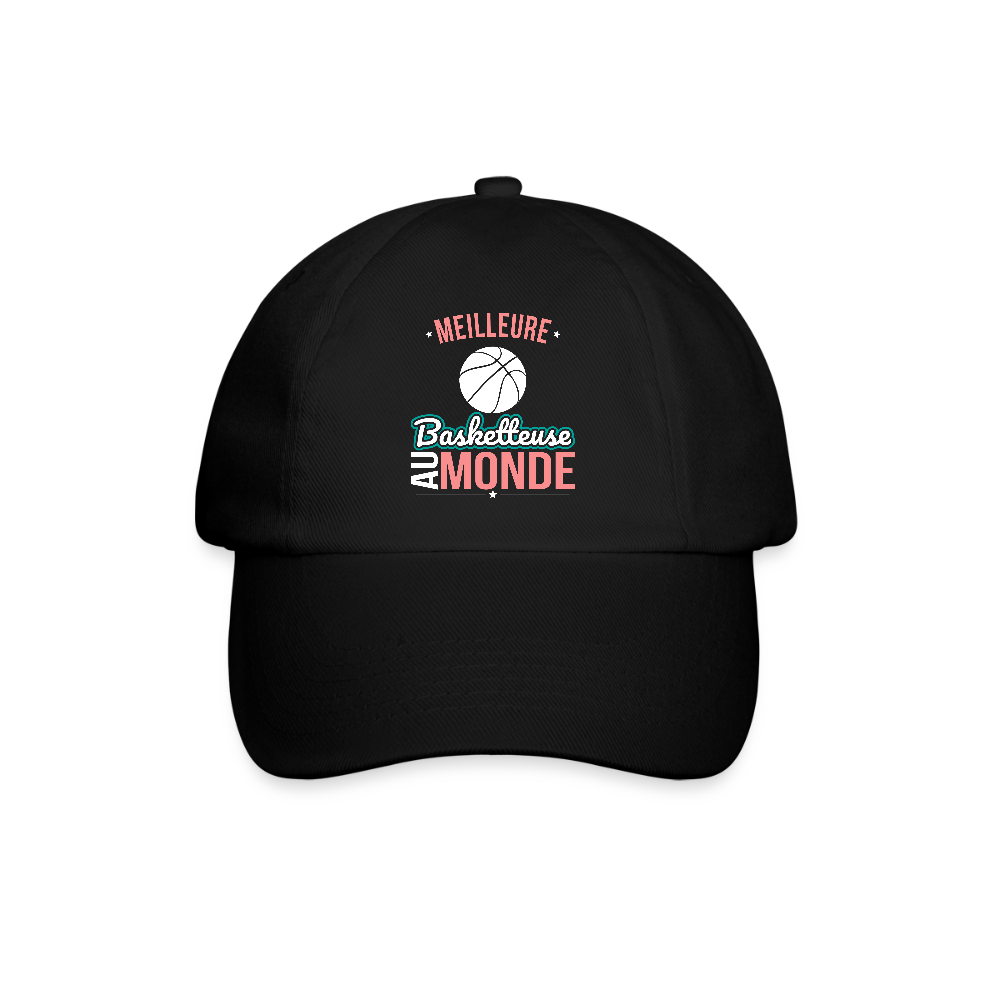 Casquette classique - Meilleure basketteuse au monde - noir/noir