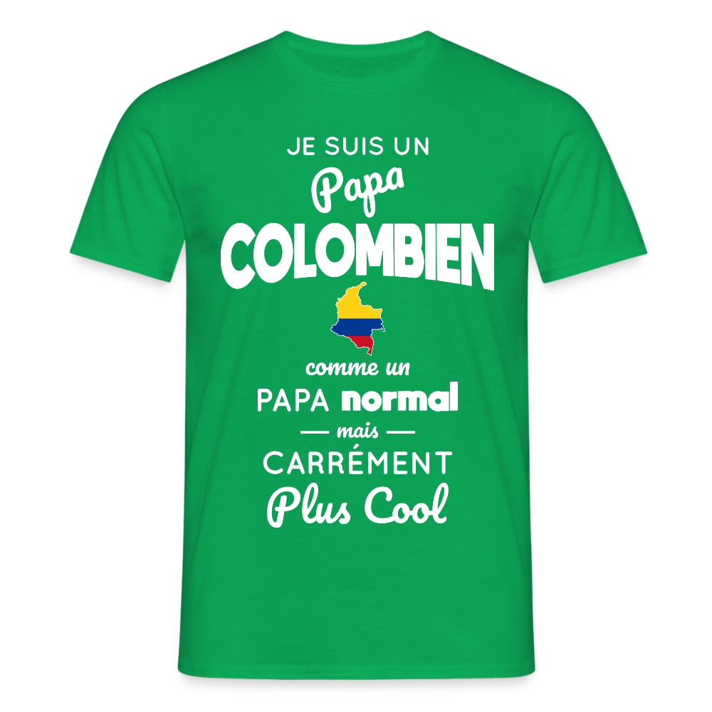 T-shirt Homme - Papa Colombien Plus Cool - vert