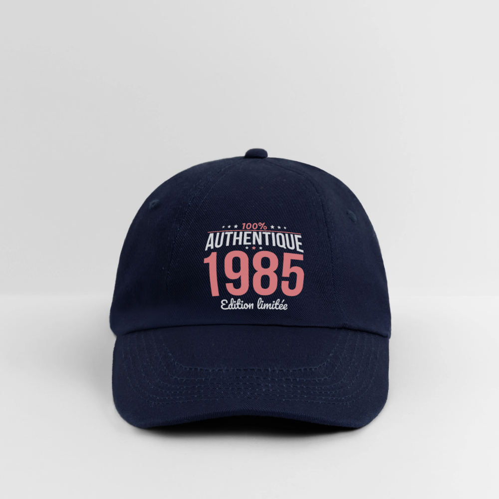 Casquette classique - Anniversaire 40 Ans - 100% Authentique 1985 - bleu/bleu