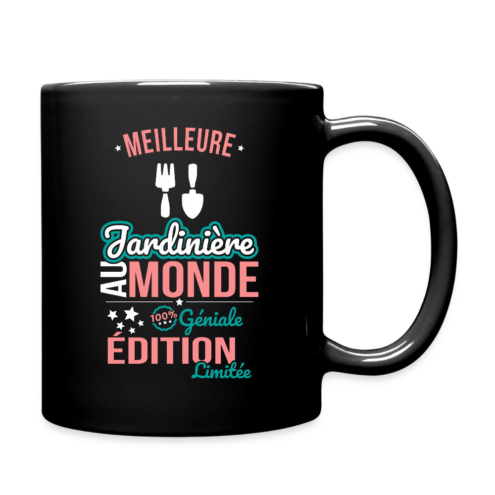 Mug uni - Meilleure Jardinière au monde 100% géniale - noir