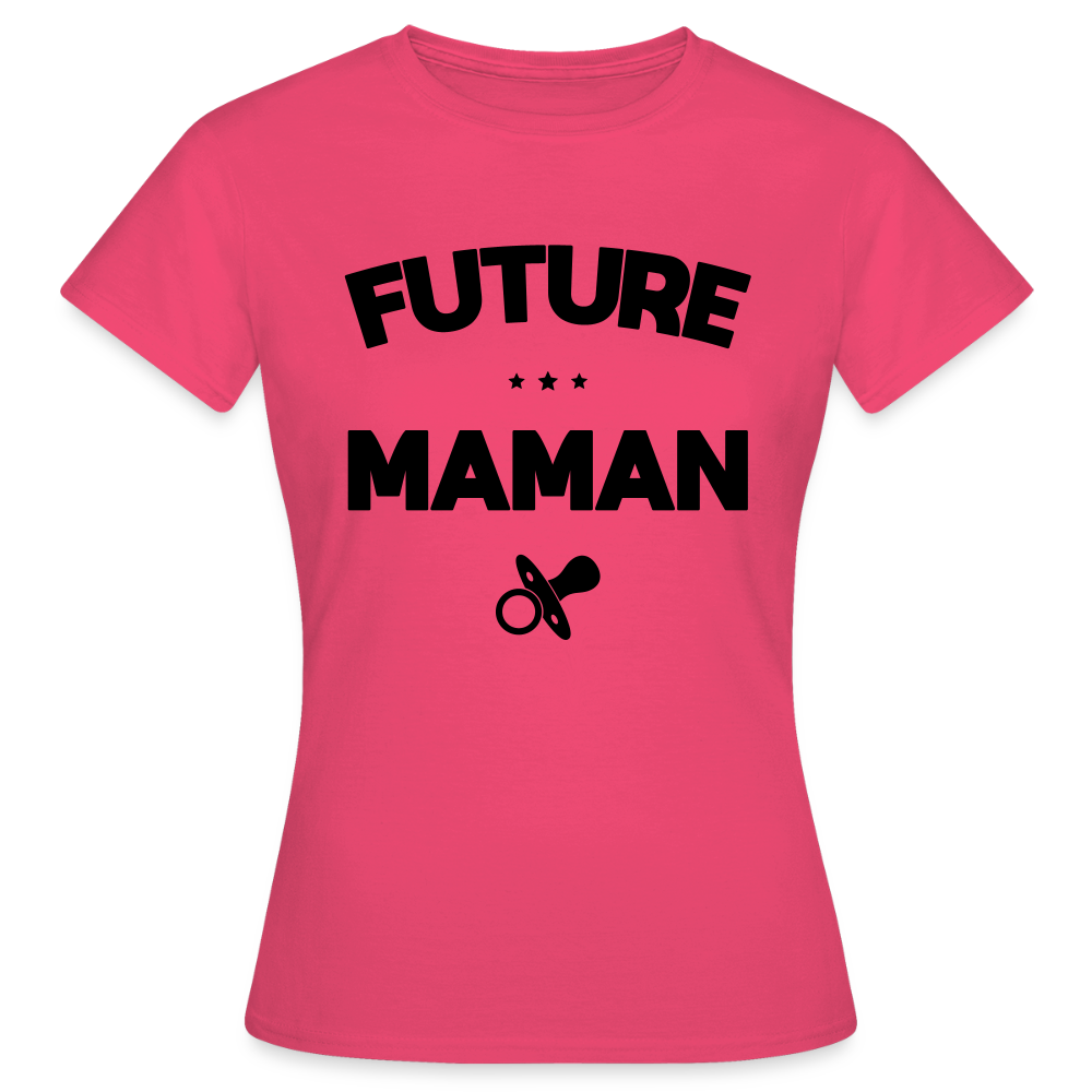 T-shirt Femme - Future Maman - rose azalée