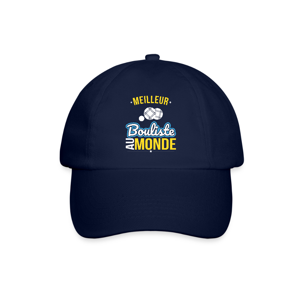 Casquette classique - Meilleur bouliste au monde - bleu/bleu