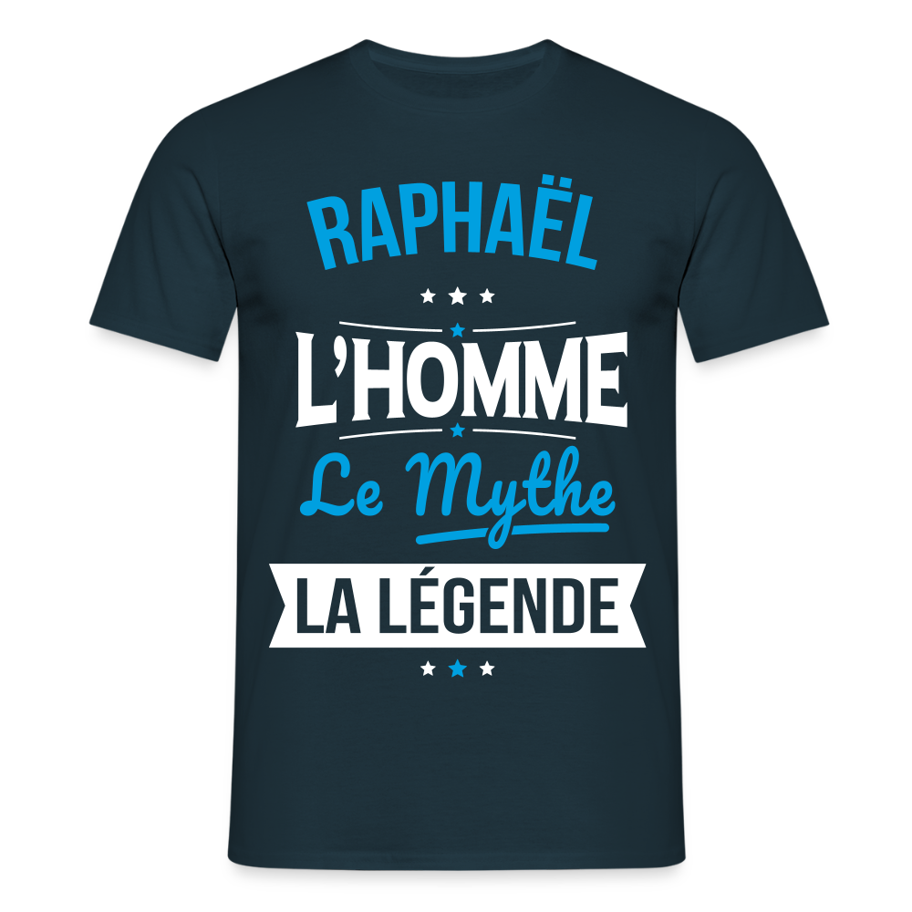 T-shirt Homme - Raphaël - l'Homme - le Mythe - la Légende - marine