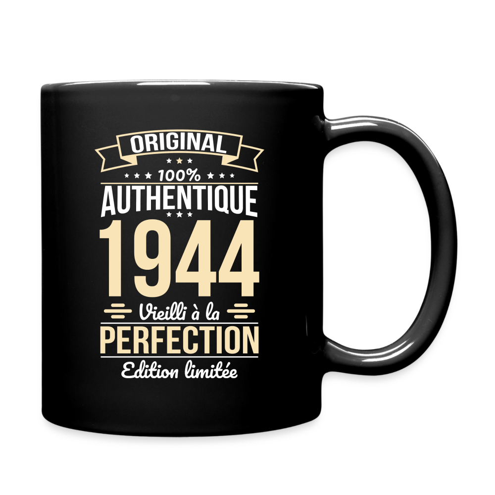 Mug uni - Anniversaire 81 Ans - Original 1944 - noir