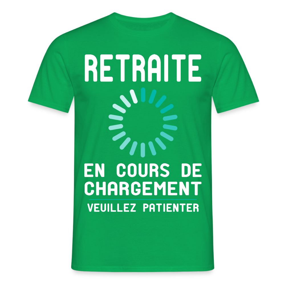 T-shirt Homme - Retraite en cours de chargement - vert