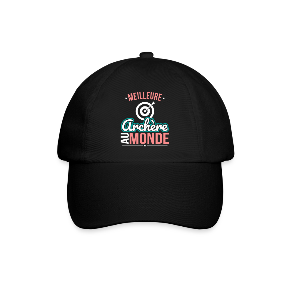 Casquette classique - Meilleure archère au monde - noir/noir