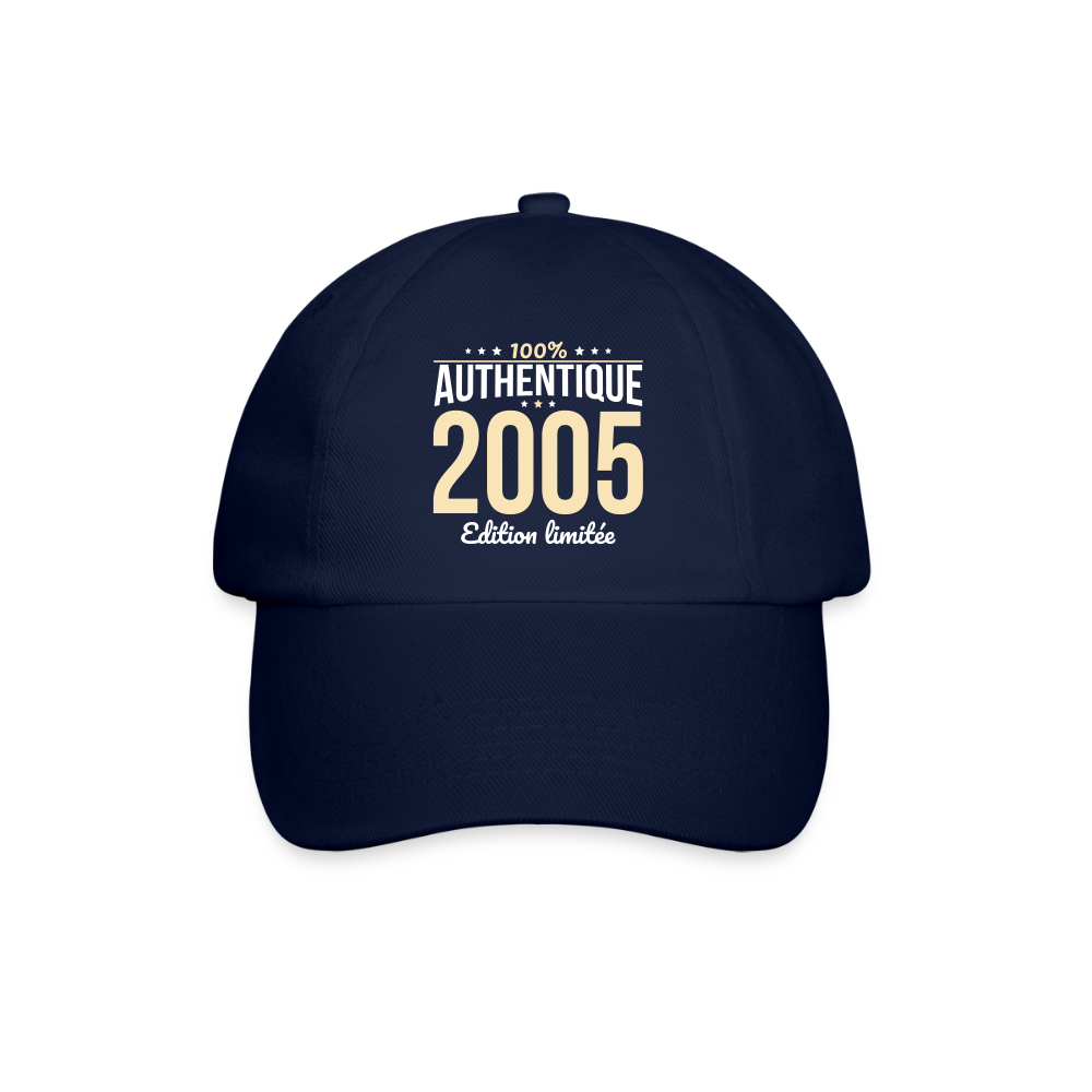 Casquette classique - Anniversaire 20 Ans - 100% Authentique 2005 - bleu/bleu